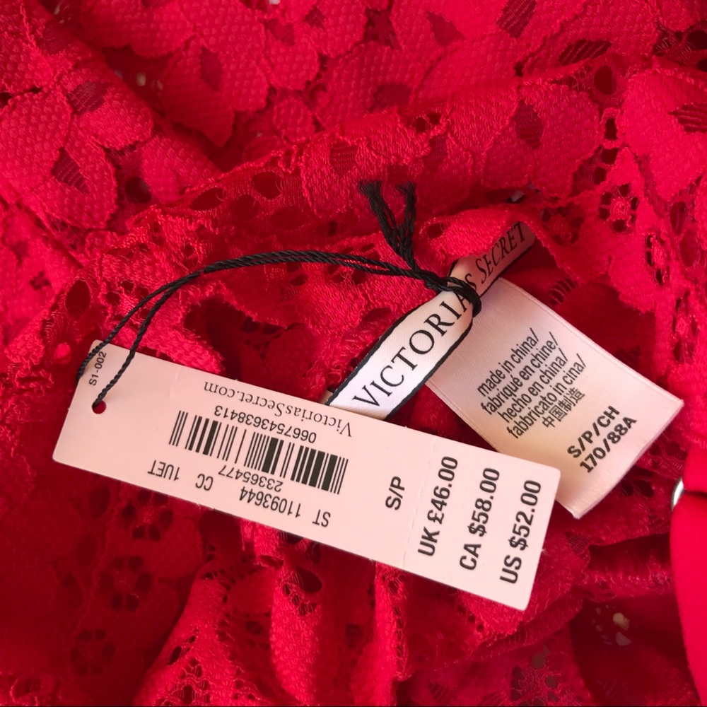 LAST ONE VS floral lace romper PJ/lingerie S - Picture 8 of 8